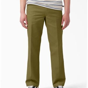 Dickies Skateboarding Regular Fit Twill Pants Green Moss 30X32 new